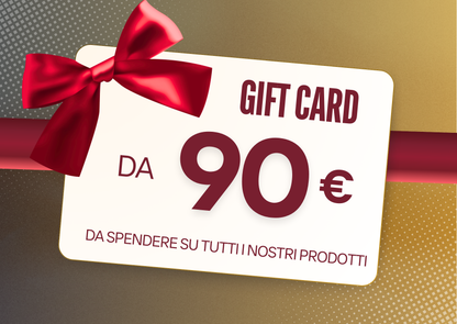 Regala una gift card, da spendere su tutti i nostri prodotti.